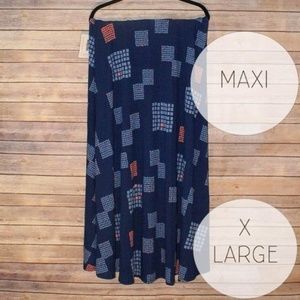 L-XL LuLaRoe Maxi Skirt